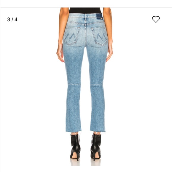 MOTHER High Waisted Rascal Zip Step Fray - Picture 3 of 13